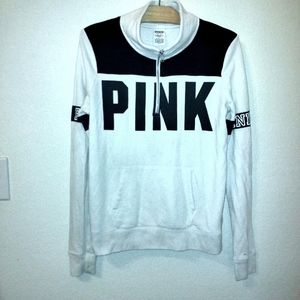 Victoria's Secret PINK pullover M black+white